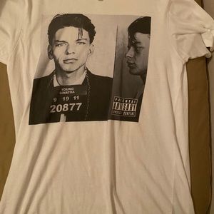Custom logic young Sinatra mugshot tee